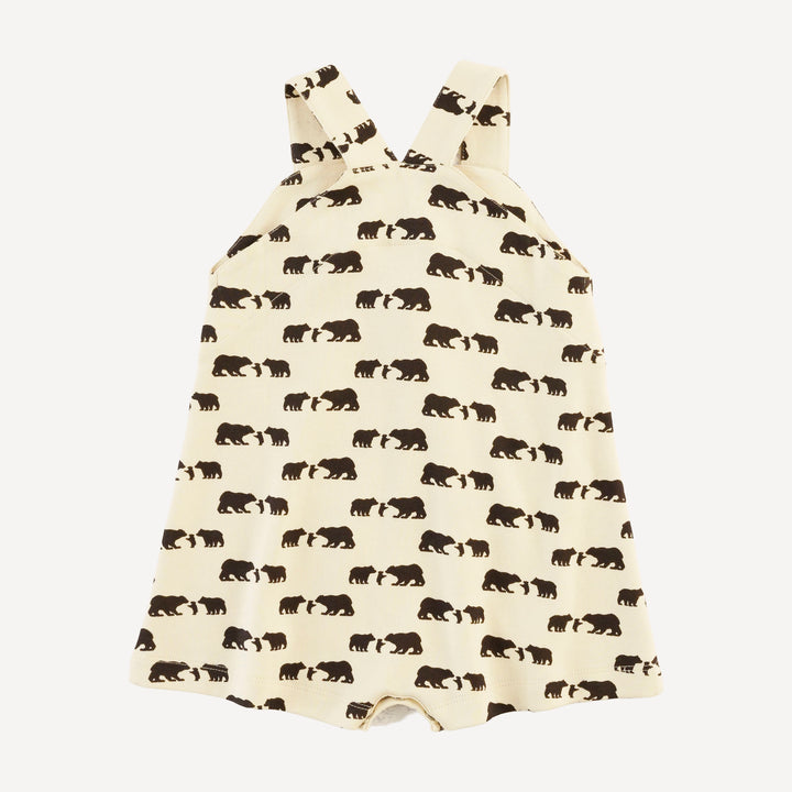 country shortie | bears | organic cotton interlock