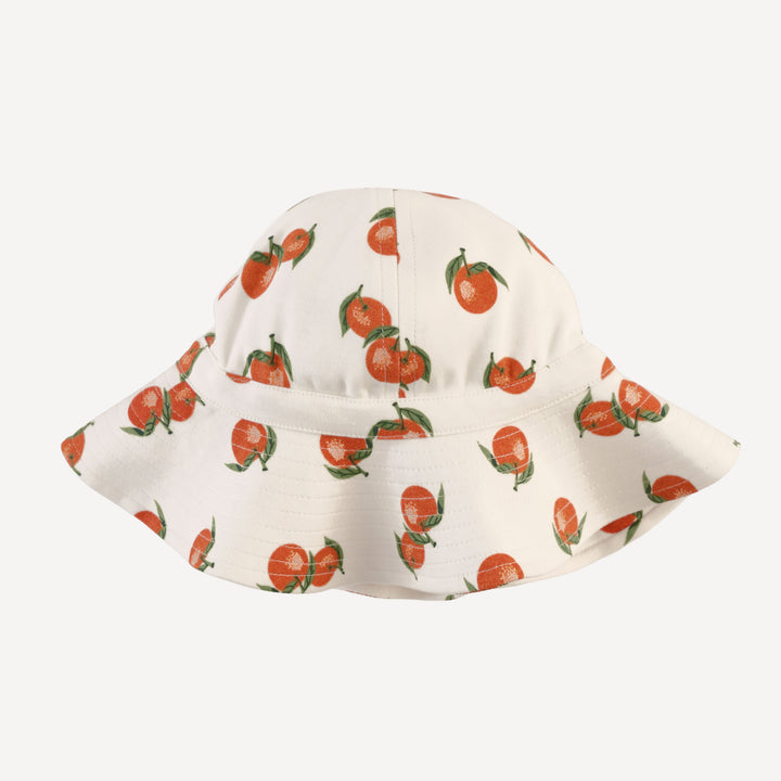 sun hat | clementine | organic cotton interlock
