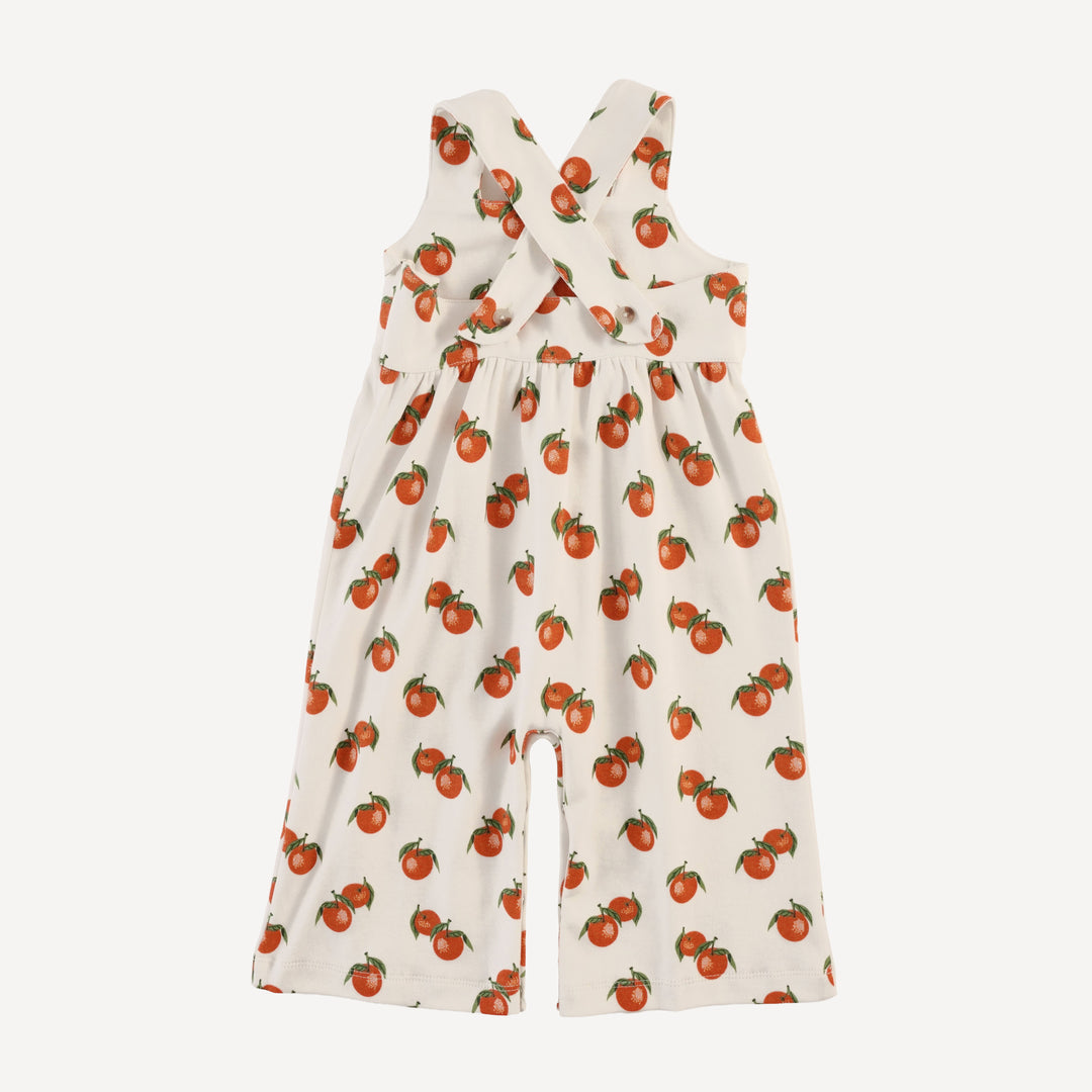 gaucho jumpsuit | clementine | organic cotton interlock