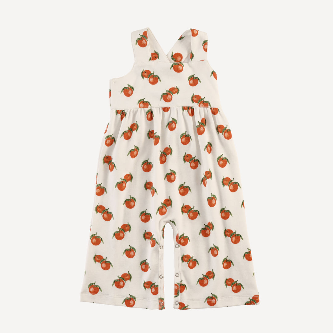 gaucho jumpsuit | clementine | organic cotton interlock