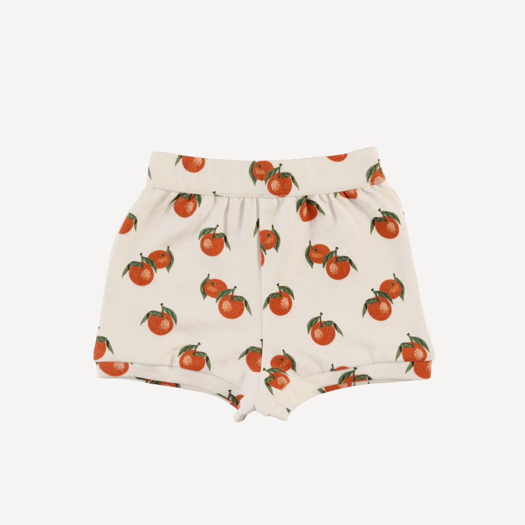 jamie short set | clementine | organic cotton interlock