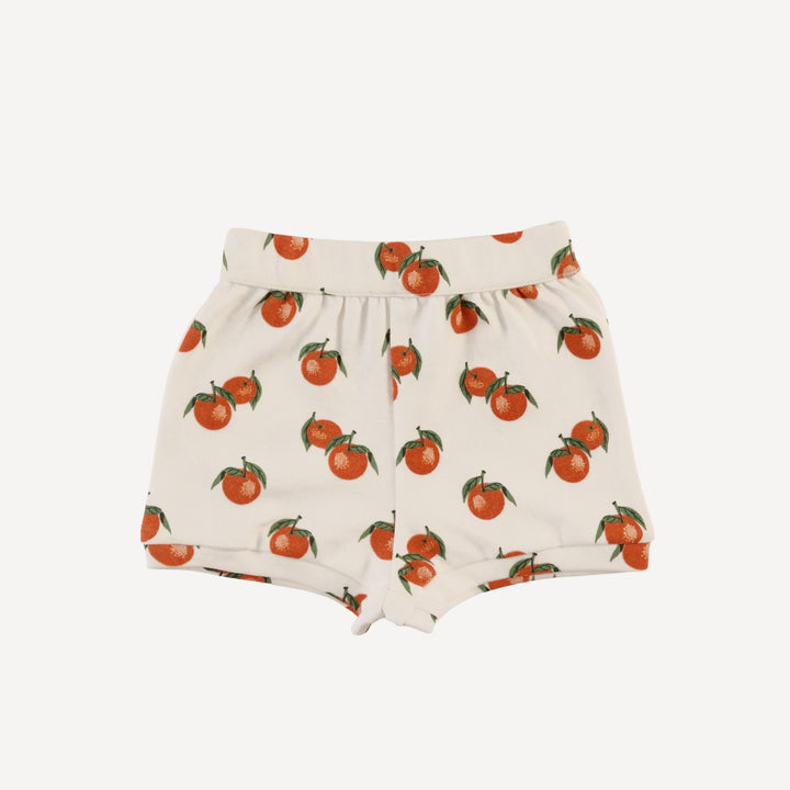 jamie short set | clementine | organic cotton interlock
