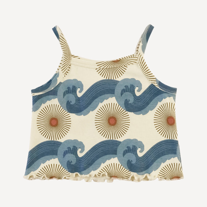 jade short set | blue ocean sun | organic cotton interlock