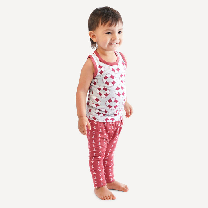 two tone racerback tank | lifesavers | bamboo