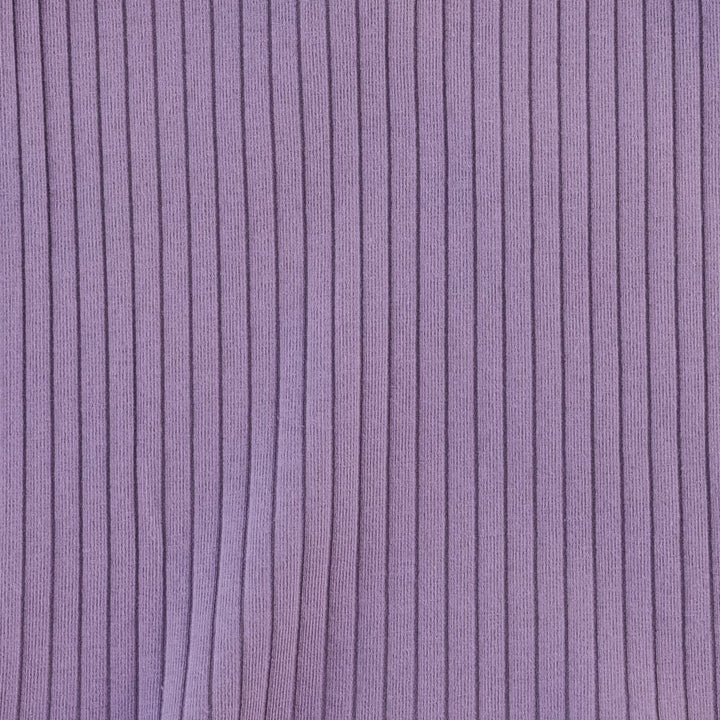 classic cuffed legging | violet bloom | organic cotton wide rib