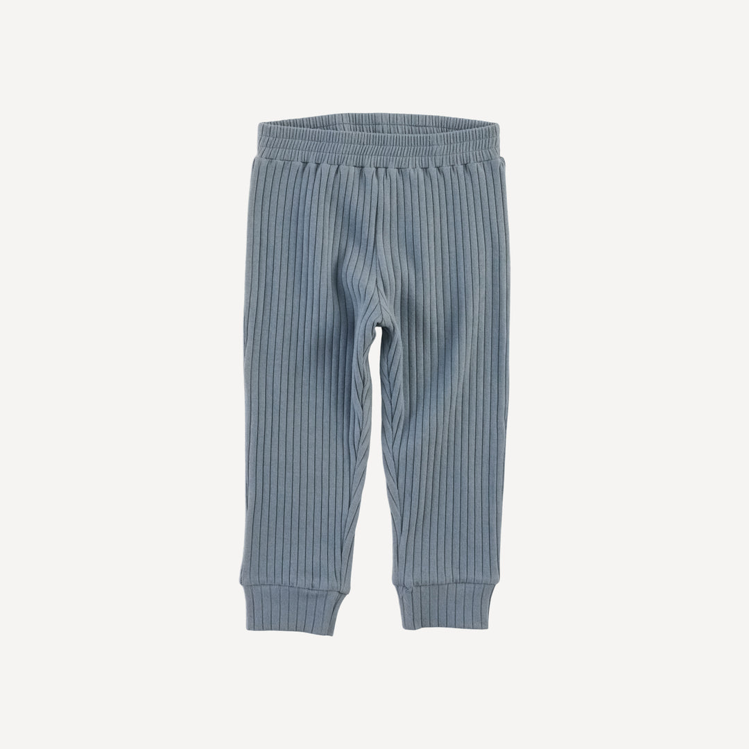 long sleeve hooded cuffed jogger set | citadel | organic cotton wide rib