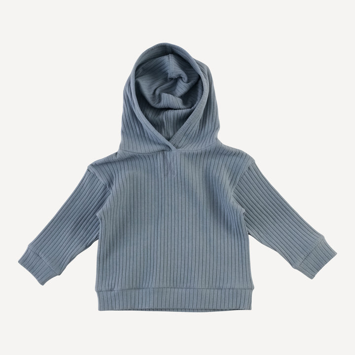 long sleeve hooded cuffed jogger set | citadel | organic cotton wide rib