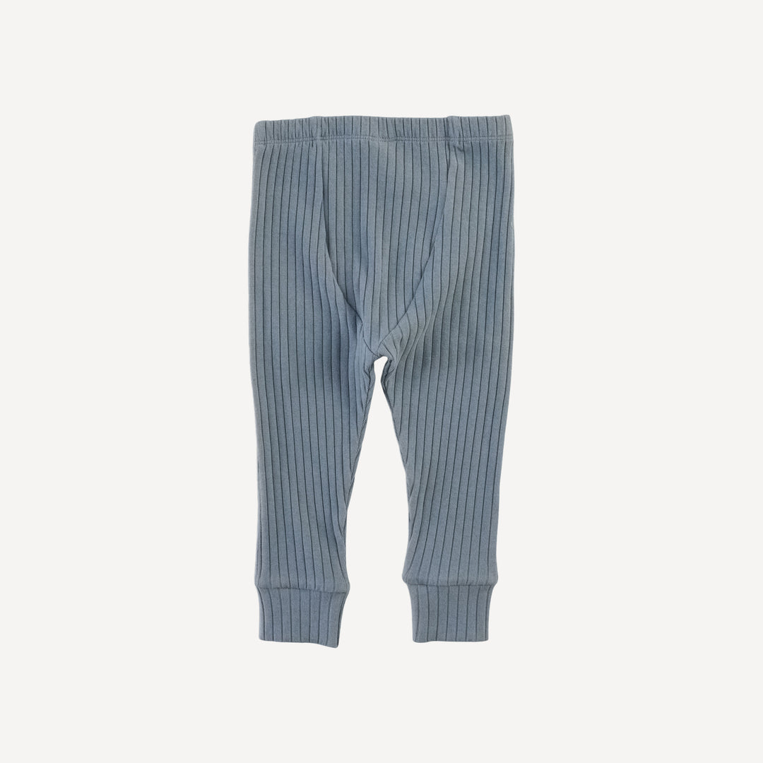 long sleeve crew neck pj set | citadel | organic cotton wide rib