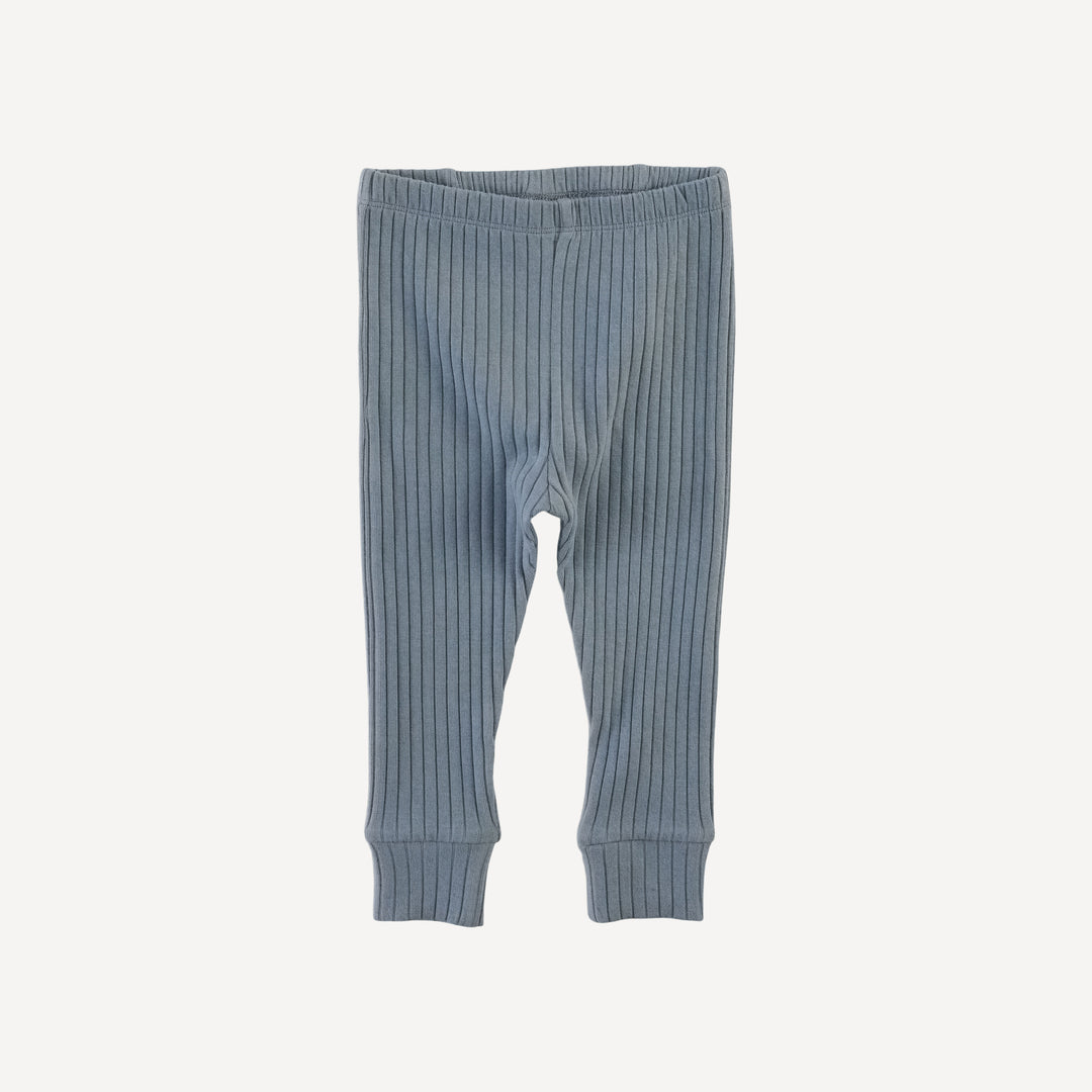long sleeve crew neck pj set | citadel | organic cotton wide rib
