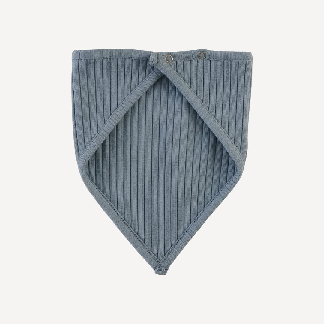 bandana bib | citadel | organic cotton wide rib