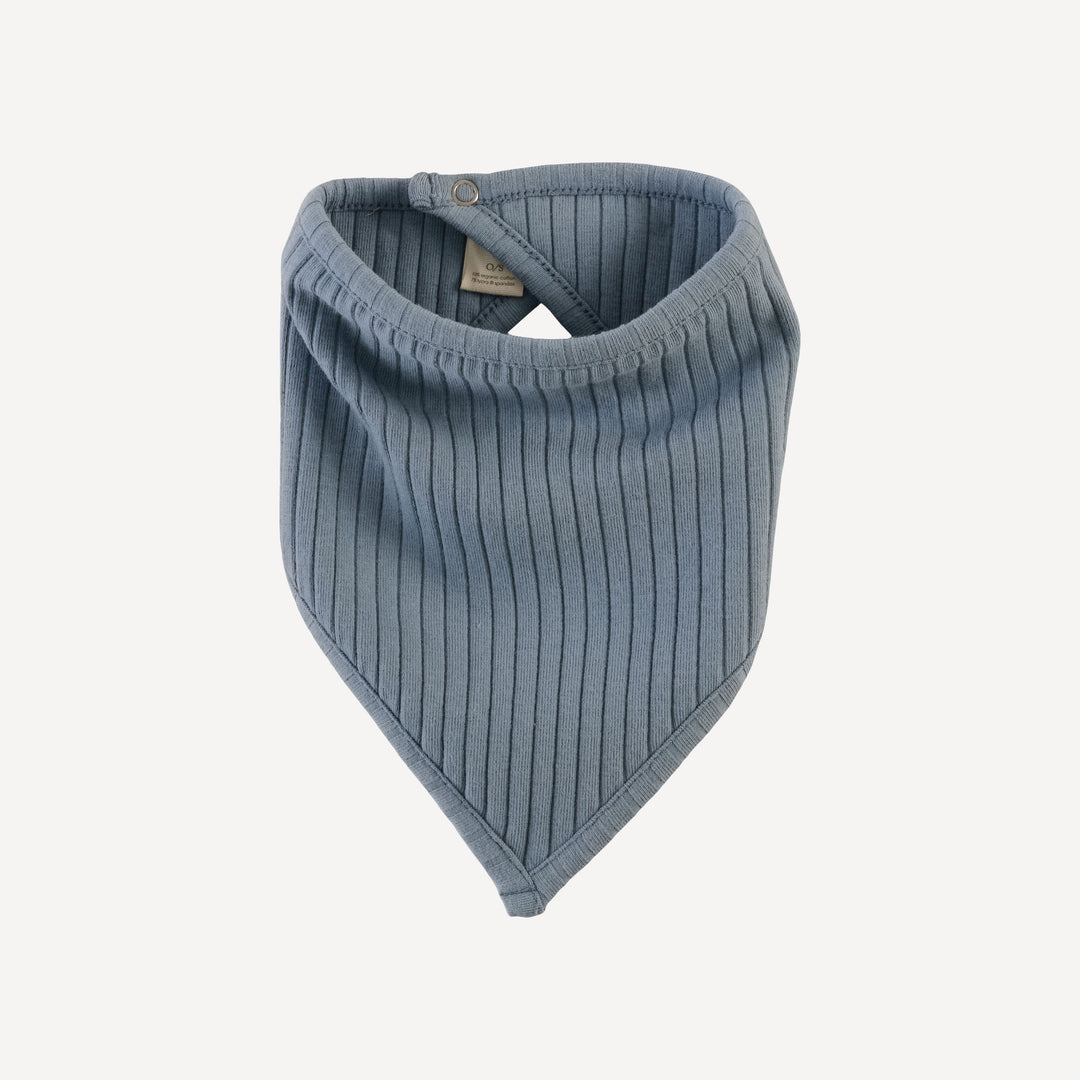 bandana bib | citadel | organic cotton wide rib
