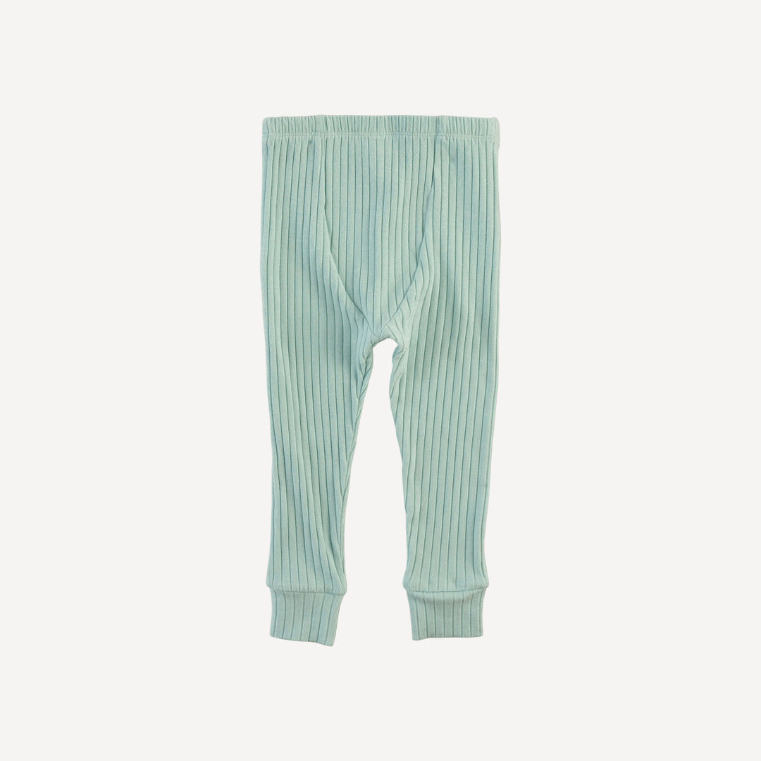 long sleeve crew neck pj set | surf spray | organic cotton wide rib