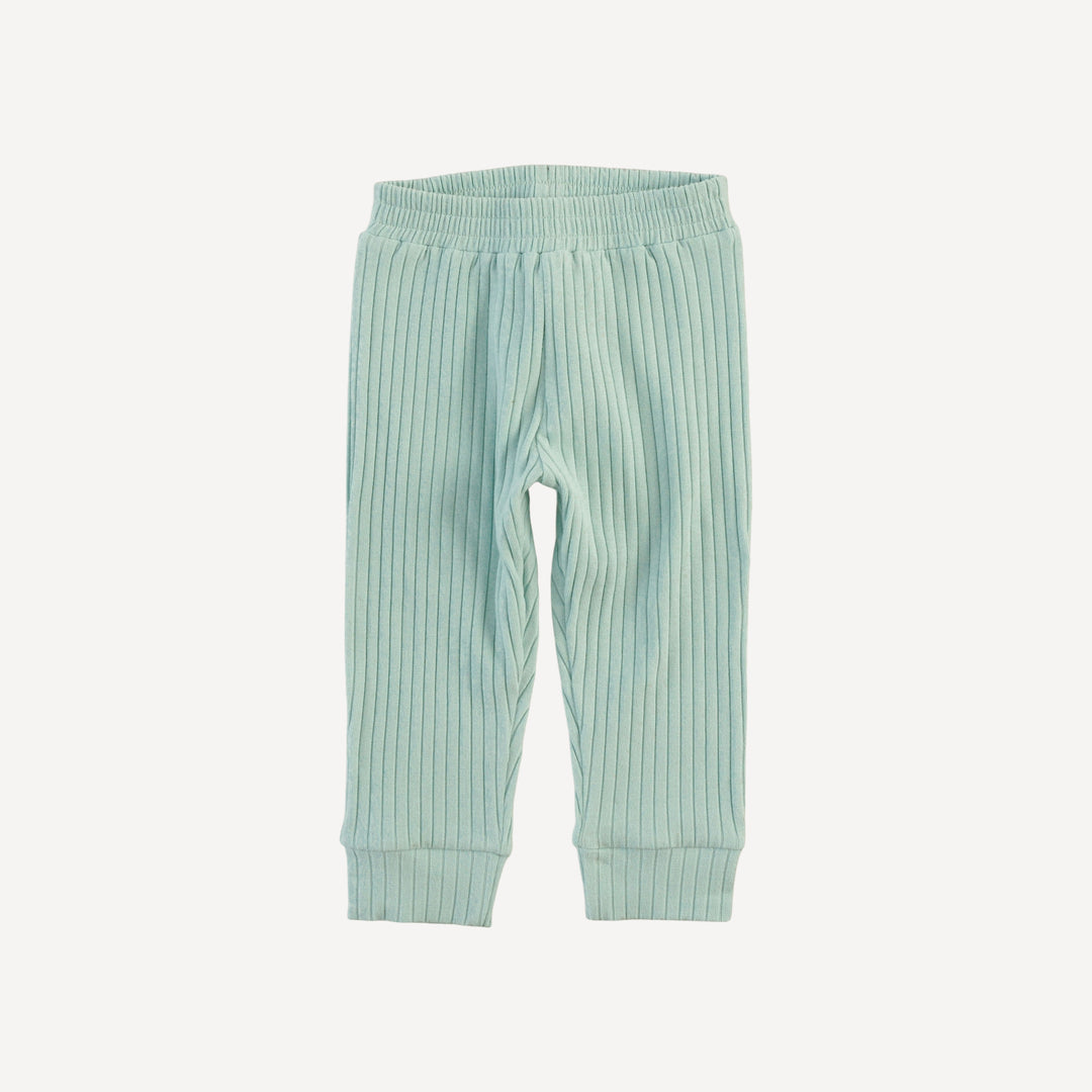 cuffed jogger | surf spray | organic cotton wide rib