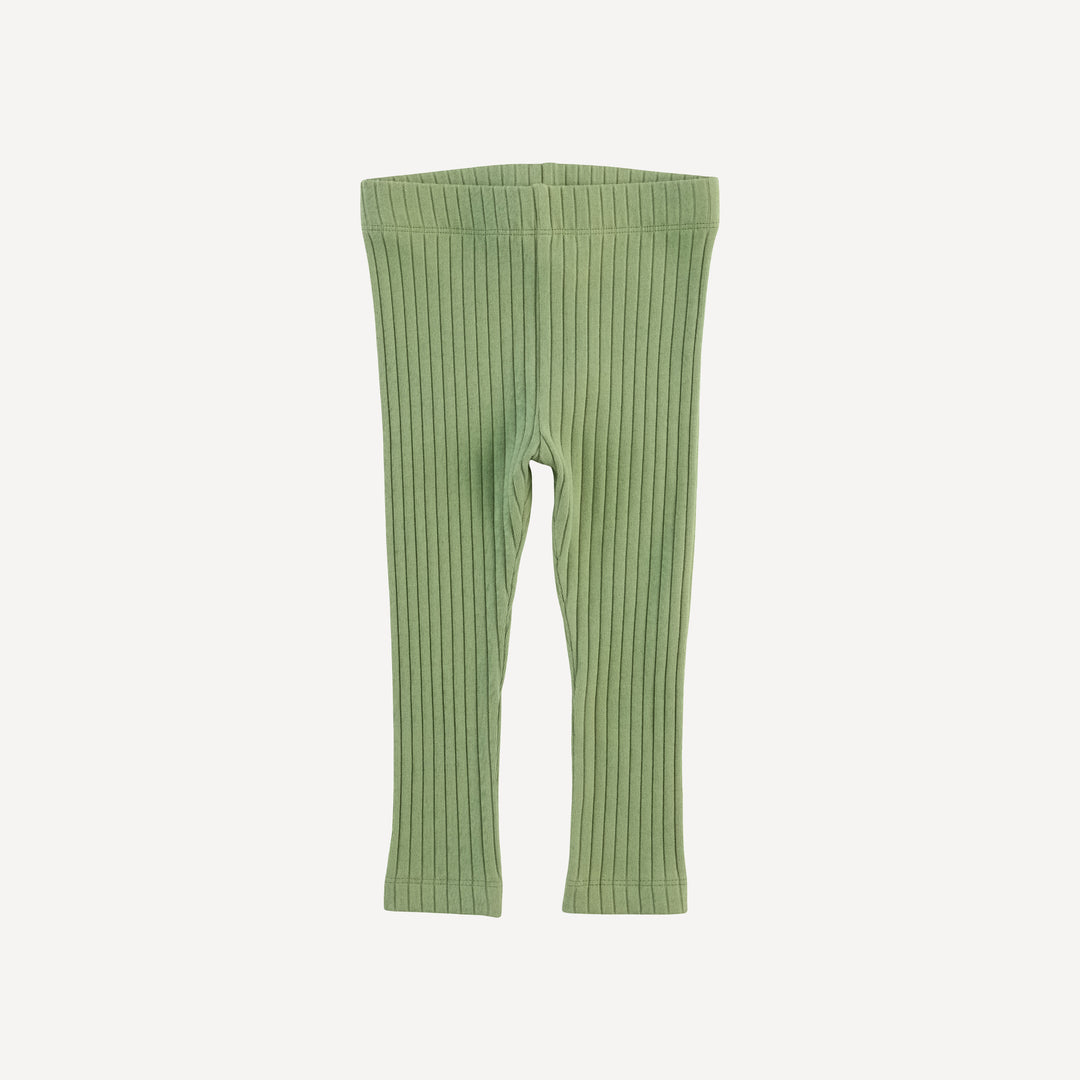 classic skinny legging | mistletoe | organic cotton wide rib