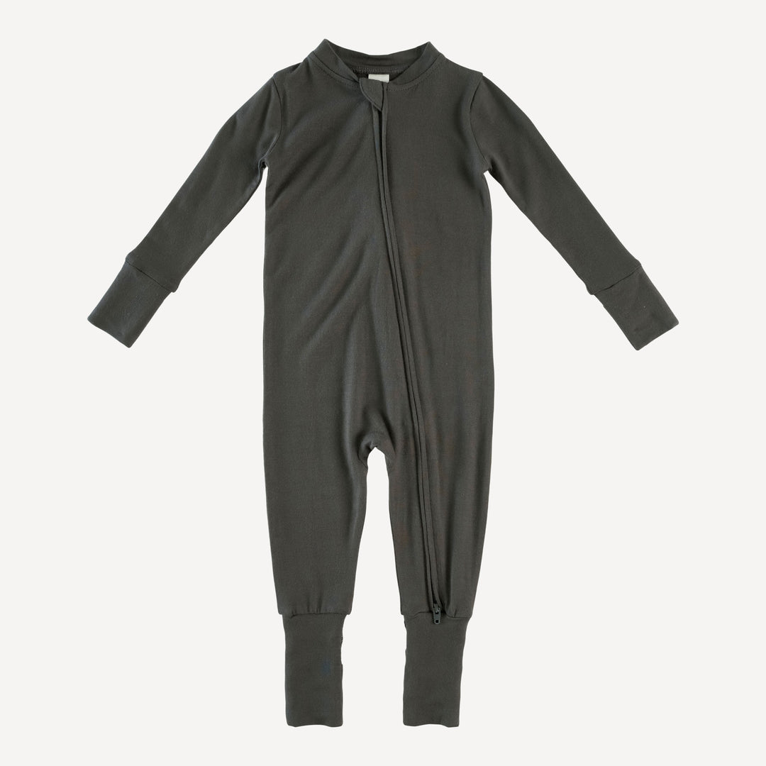 long sleeve convertible zippy pj | beluga | modal