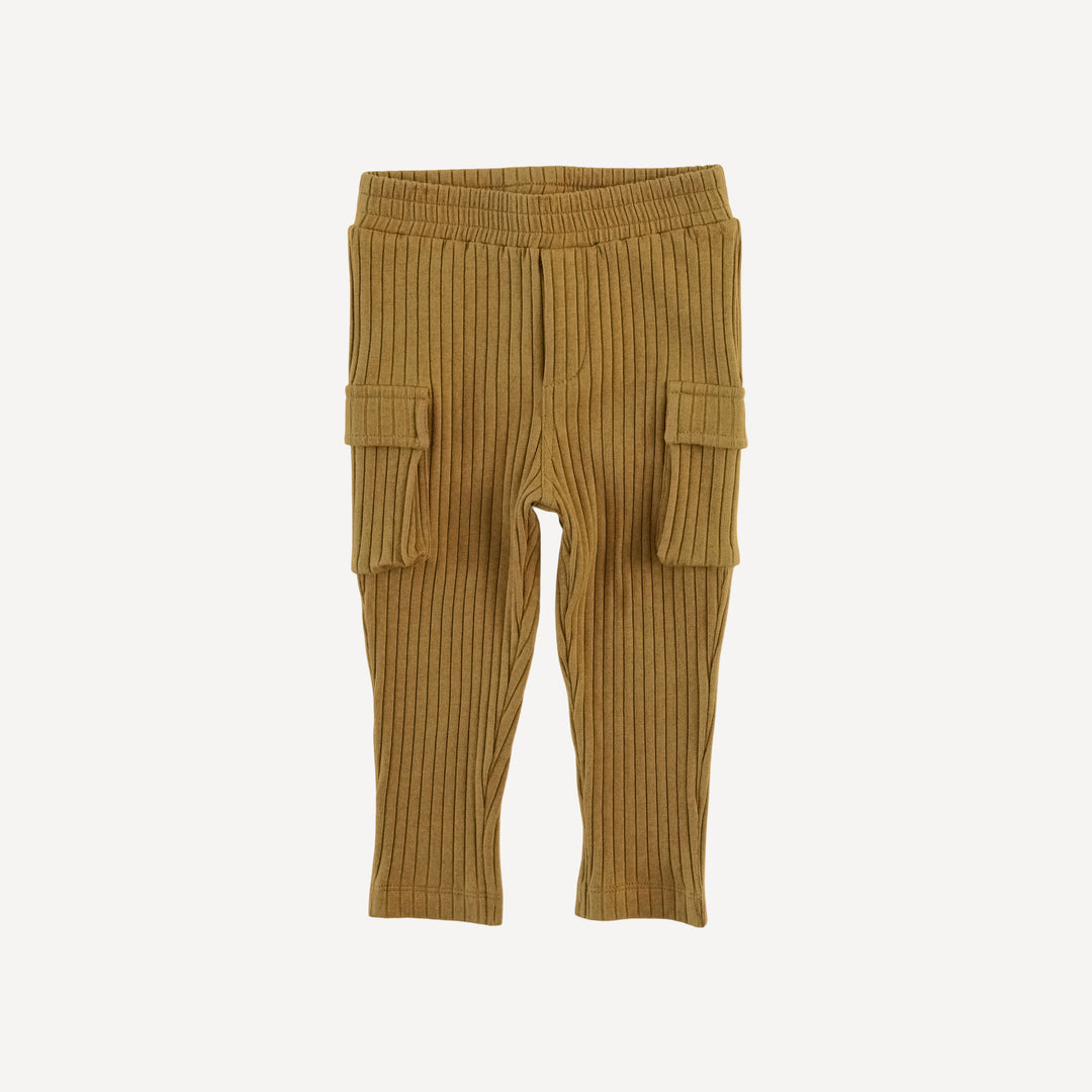 skinny cargo pant | fennel | organic cotton wide rib