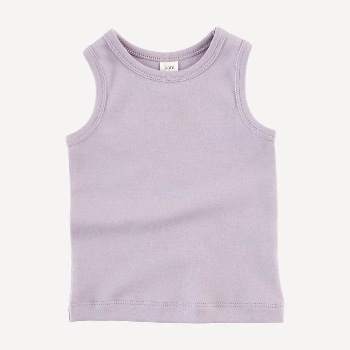 skinny tank + bike short set | iris | organic cotton interlock