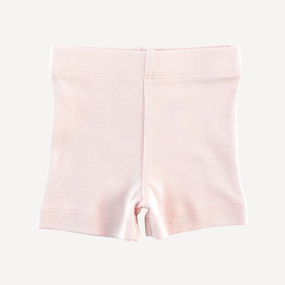 hazel twirl top + bike short set | vintage kitty | organic cotton interlock