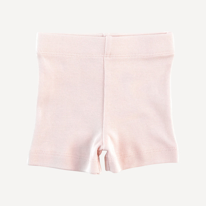 hazel twirl top + bike short set | vintage kitty | organic cotton interlock