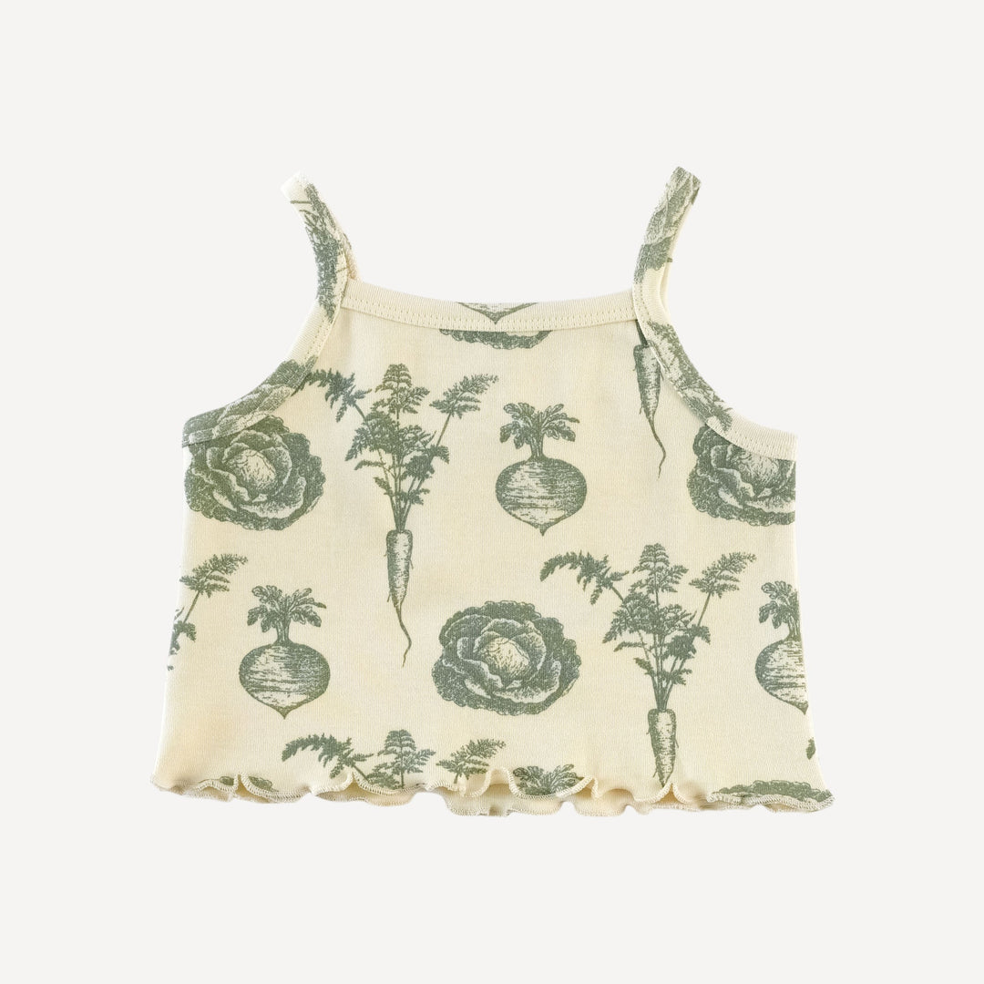 lettuce tank + bloomer set | jadeite veggies | organic cotton interlock