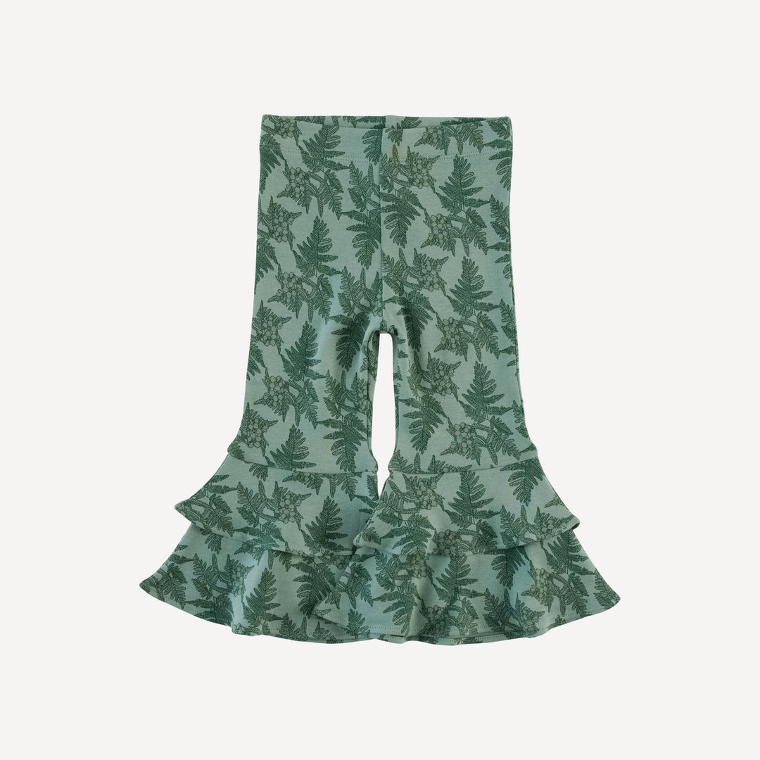 anne pant | fern floral | organic cotton interlock