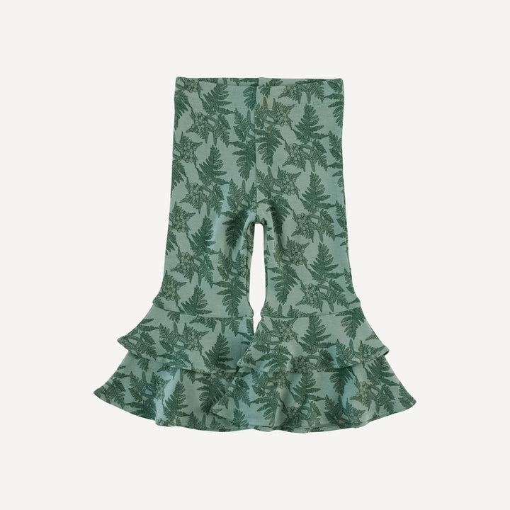 anne pant | fern floral | organic cotton interlock