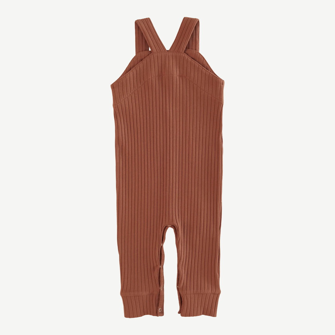 country cuffed jumpsuit | patina | organic cotton wide rib