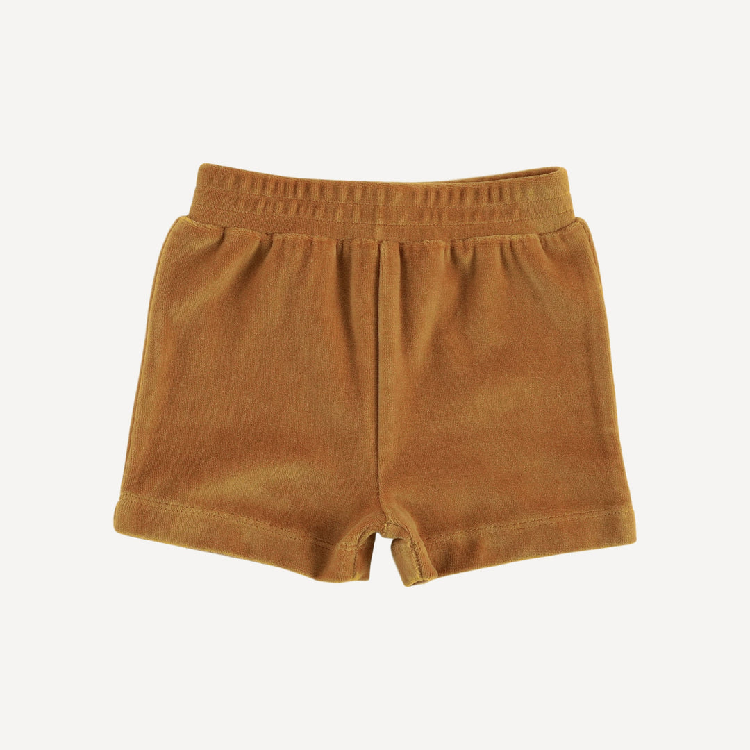 topstitch tank + short set | apple cinnamon | organic cotton velour