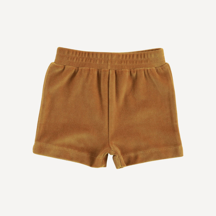 topstitch tank + short set | apple cinnamon | organic cotton velour