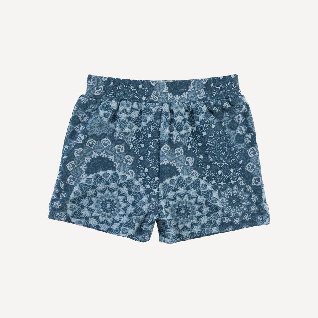 topstitch tank + short set | celestial mandala | organic cotton interlock