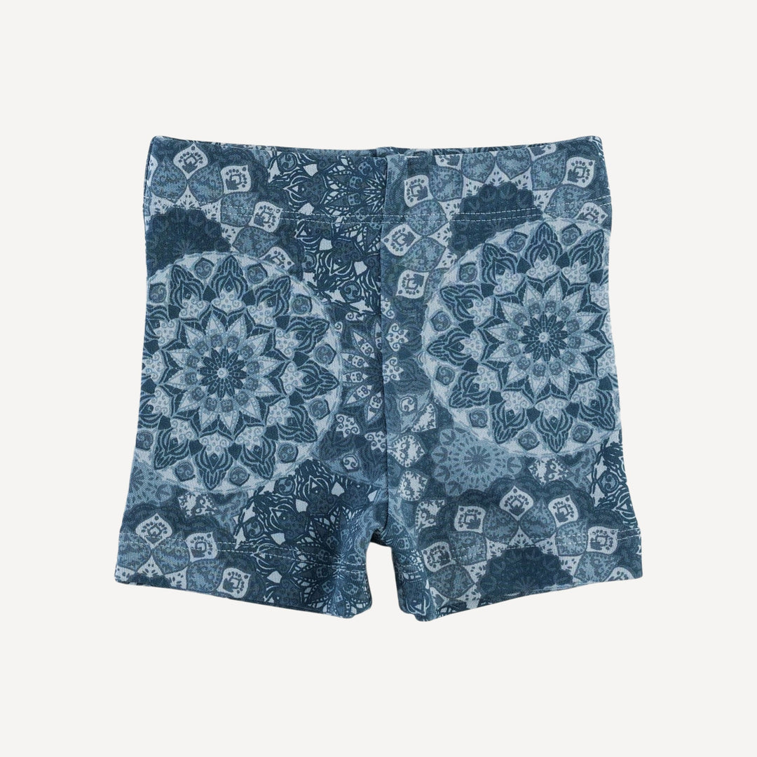 skinny tank + bike short set | celestial mandala | organic cotton interlock