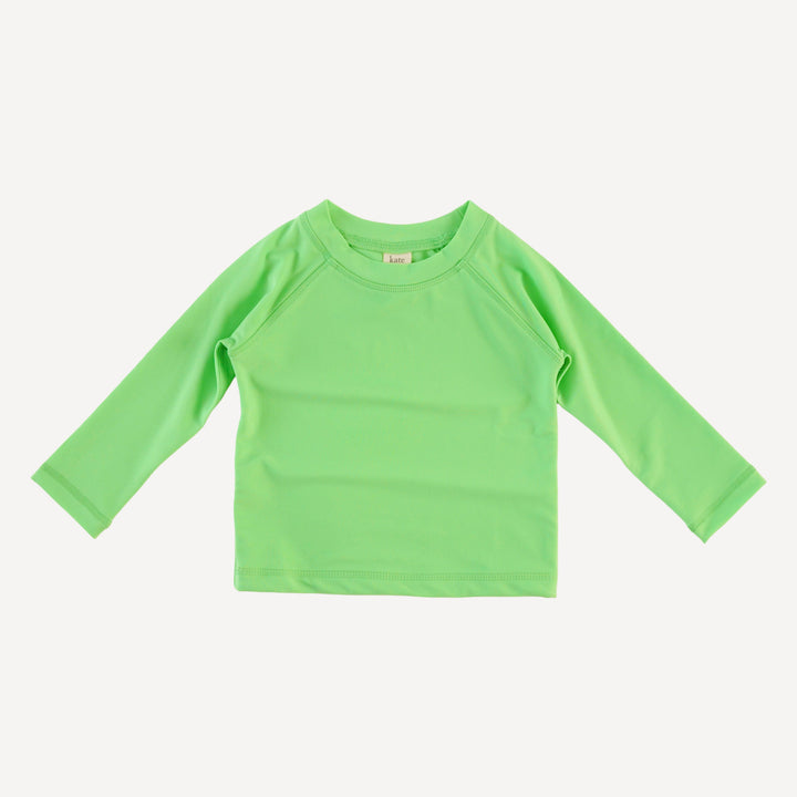 long sleeve rash guard tee | summer green | swim