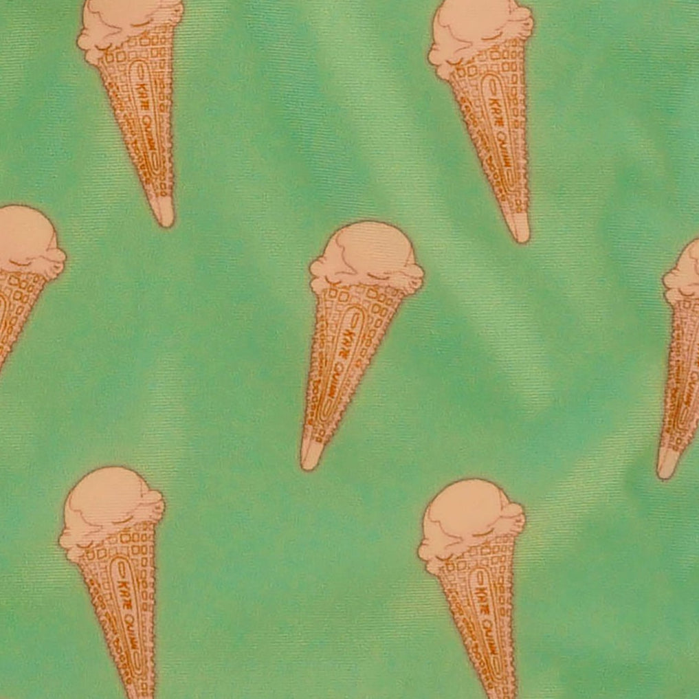 long sleeve zip front rash guard shortie | summer ice cream | swim