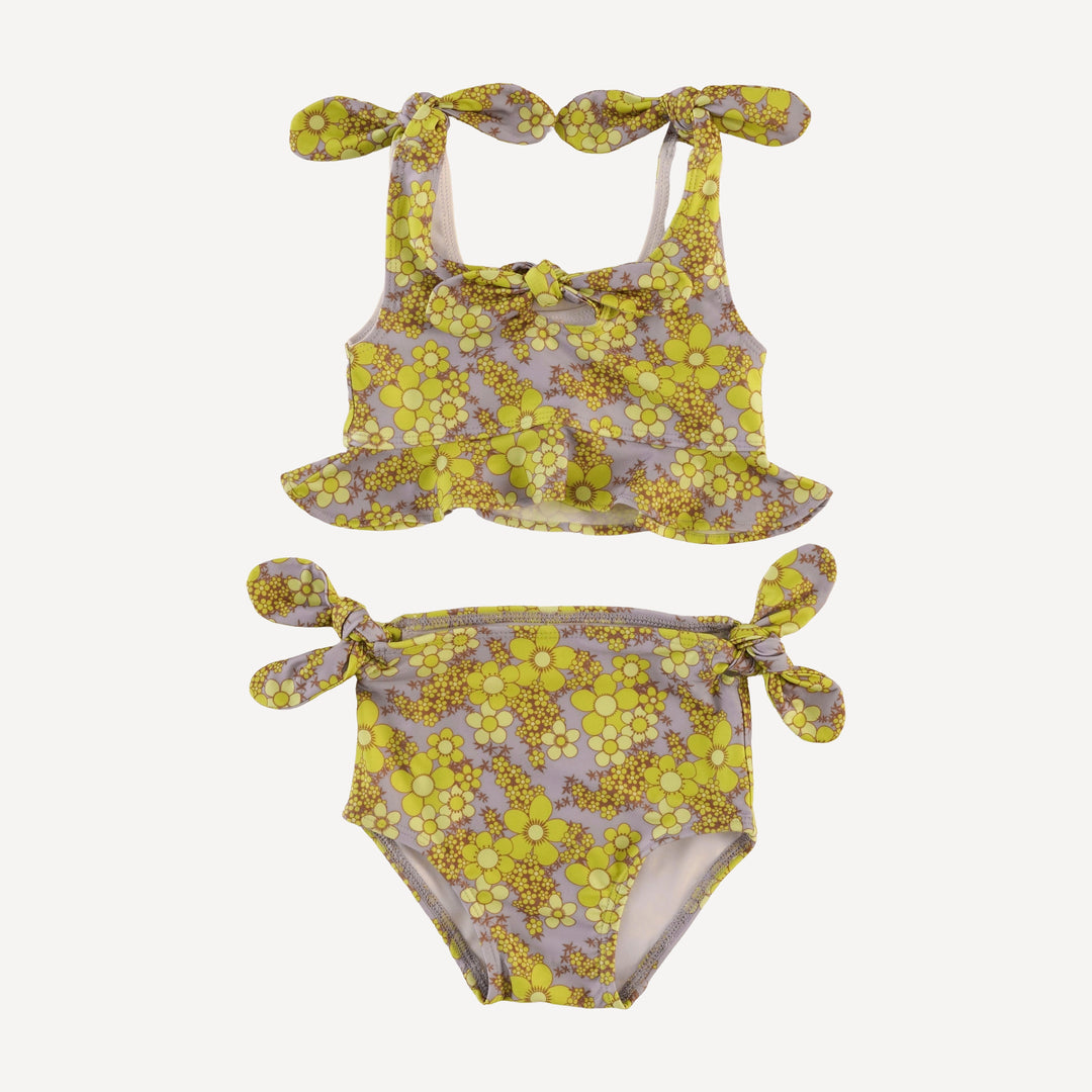 tie bow bikini | bright granny floral | swim