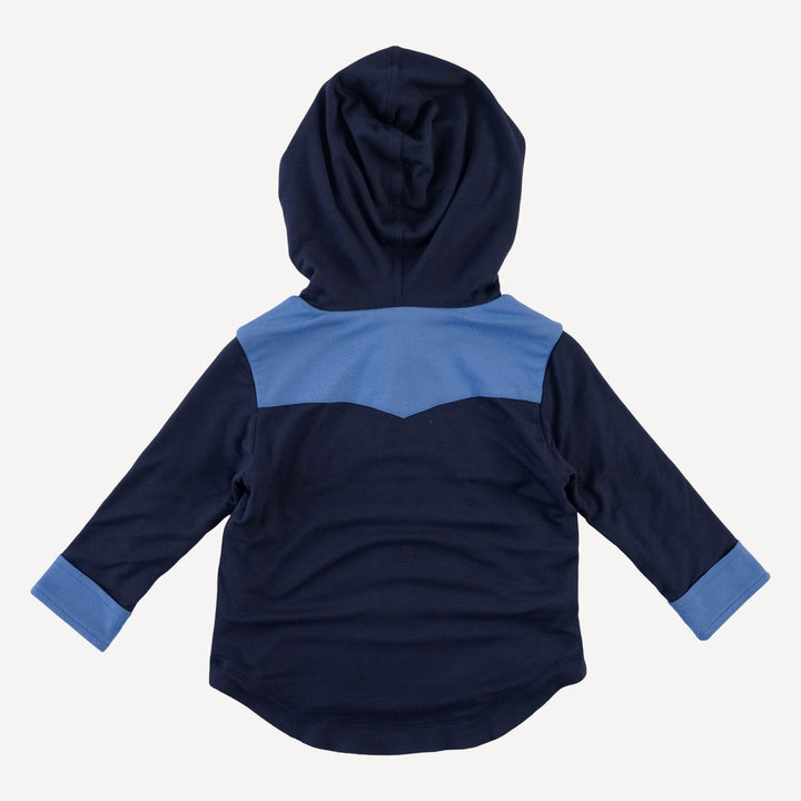 cowboy shacket | navy night | bamboo