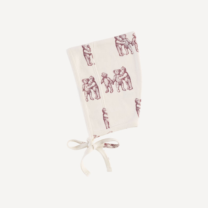 elf hat | ginger teddy bear | organic cotton flat rib