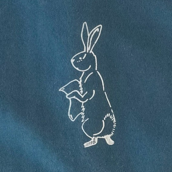 short sleeve sport jumpsuit | rabbit | organic cotton jersey