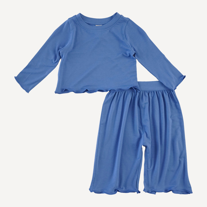 long sleeve jade set | marine water | bamboo