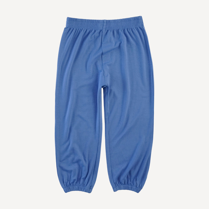 long sleeve hooded relaxed jogger set | marine water | bamboo