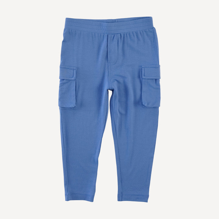 skinny cargo pant | marine water | bamboo
