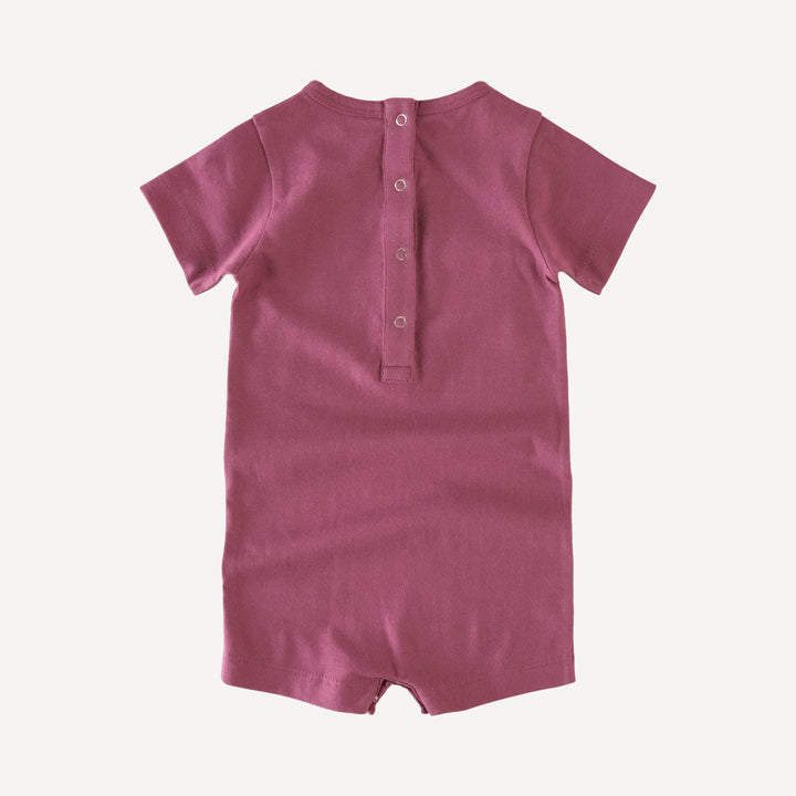 short sleeve crew neck shortie | kanga | organic cotton jersey