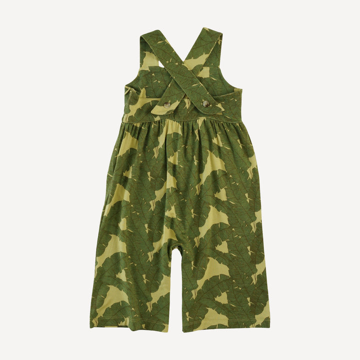 gaucho jumpsuit | banana leaf | bamboo
