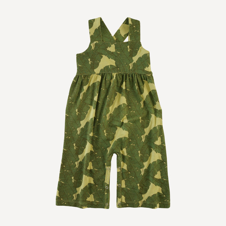 gaucho jumpsuit | banana leaf | bamboo