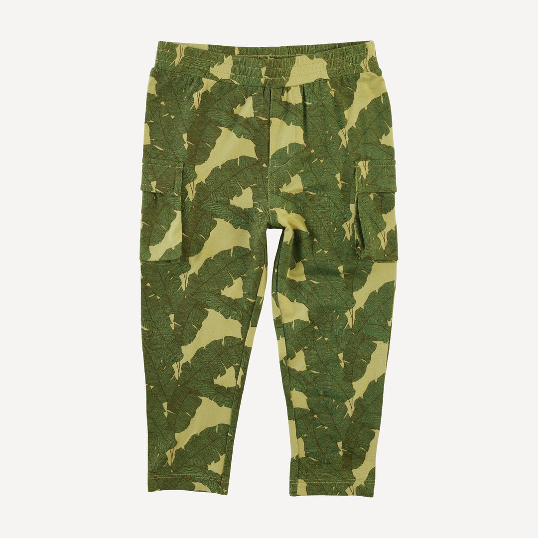 skinny cargo pant | banana leaf | bamboo