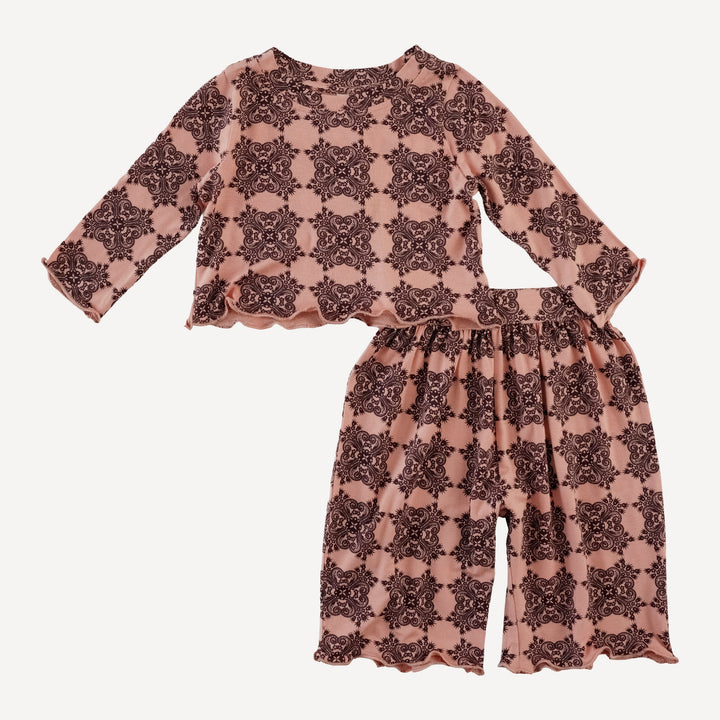 long sleeve jade set | french bloom | bamboo