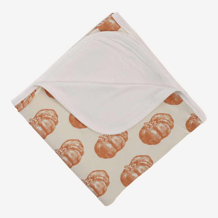 double layer blanket | harvest pumpkin | bamboo