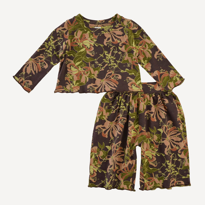 long sleeve jade set | honeysuckle | bamboo