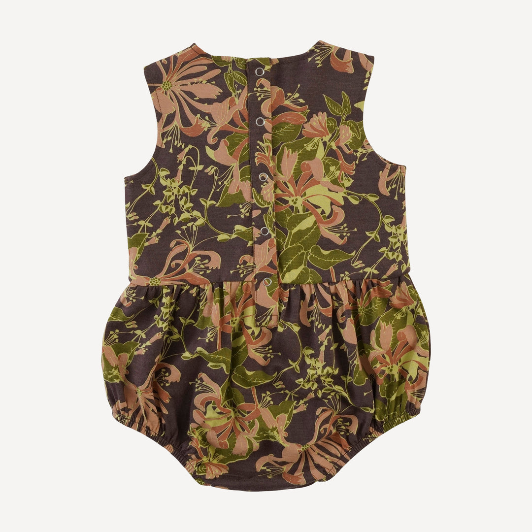 sleeveless button tab bubble | honeysuckle | bamboo