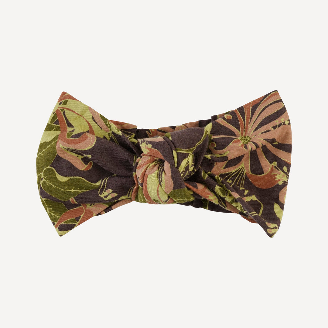 large bow elastic headband | honeysuckle | bamboo