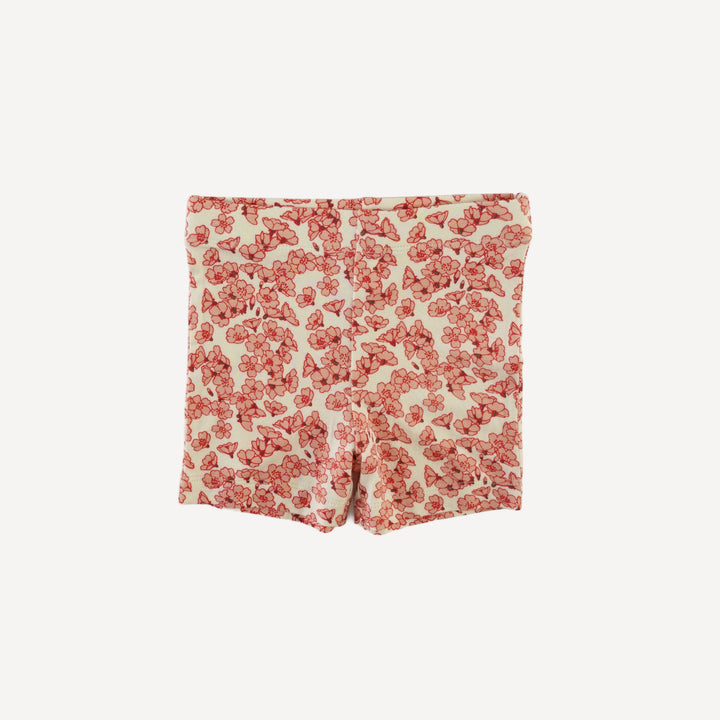 skinny tank + bike short set | cherry blossom scatter | bamboo